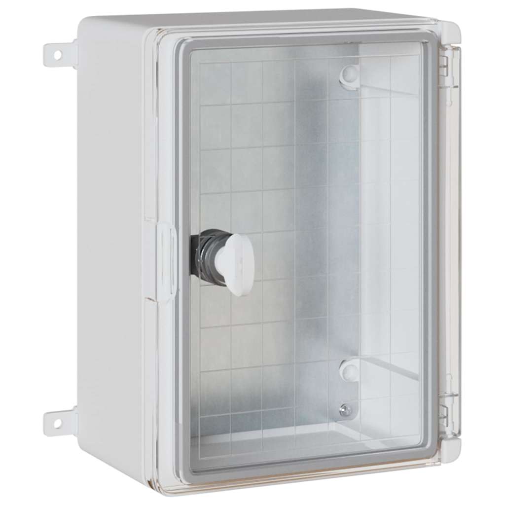 Vidaxl bedieningskast grijs 28 x 13 x 28 cm abs kunststof