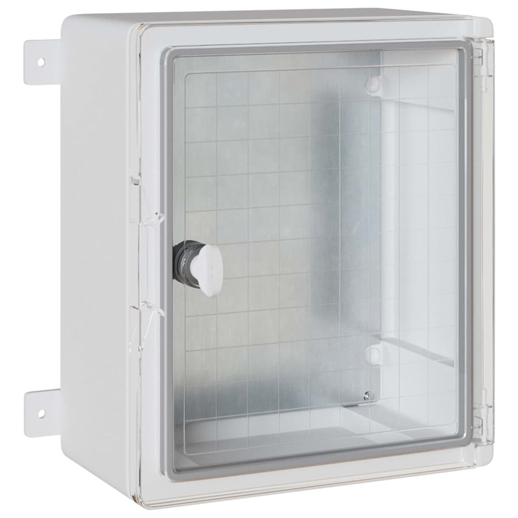 Vidaxl bedieningskast grijs 37 x 16,5 x 35 cm abs kunststof