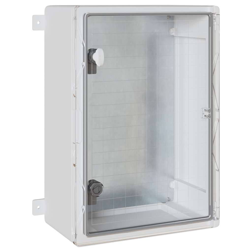 Vidaxl bedieningskast grijs 35 x 19,5 x 50 cm abs kunststof