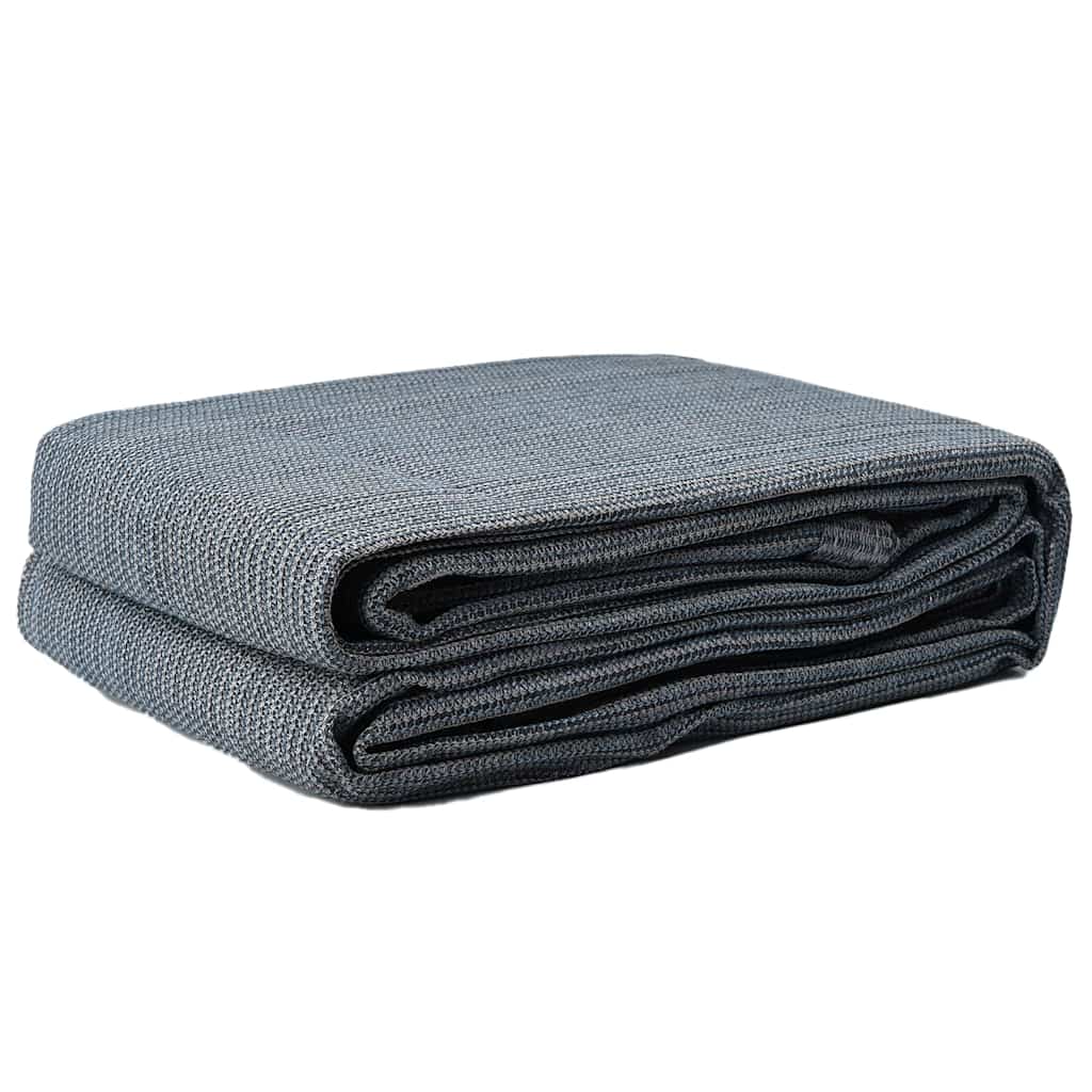 Vidaxl tenttapijt blauw en grijs 500 x 250 cm polyetheen