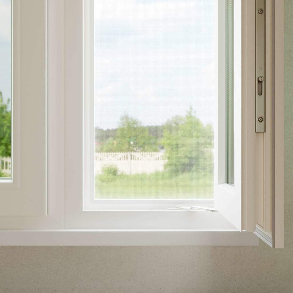 Vidaxl horrengaas wit 100 x 500 cm glasvezel