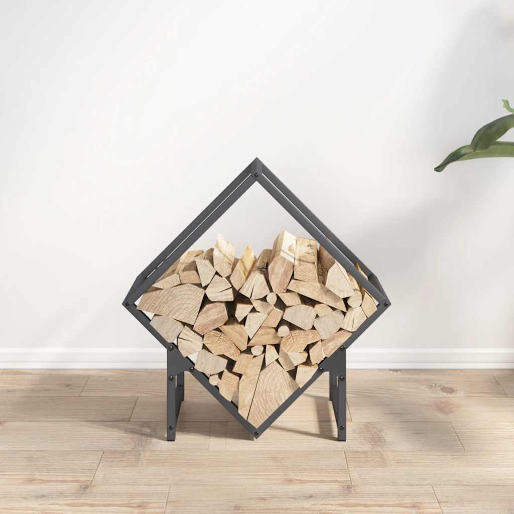 Vidaxl brandhoutrek 50x25x50 cm koudgewalst staal antracietkleurig