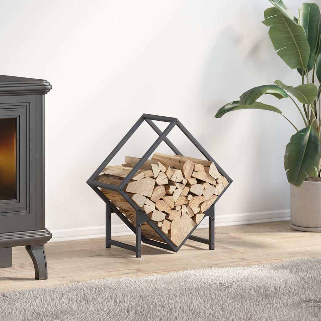 Vidaxl brandhoutrek 50x25x50 cm koudgewalst staal antracietkleurig