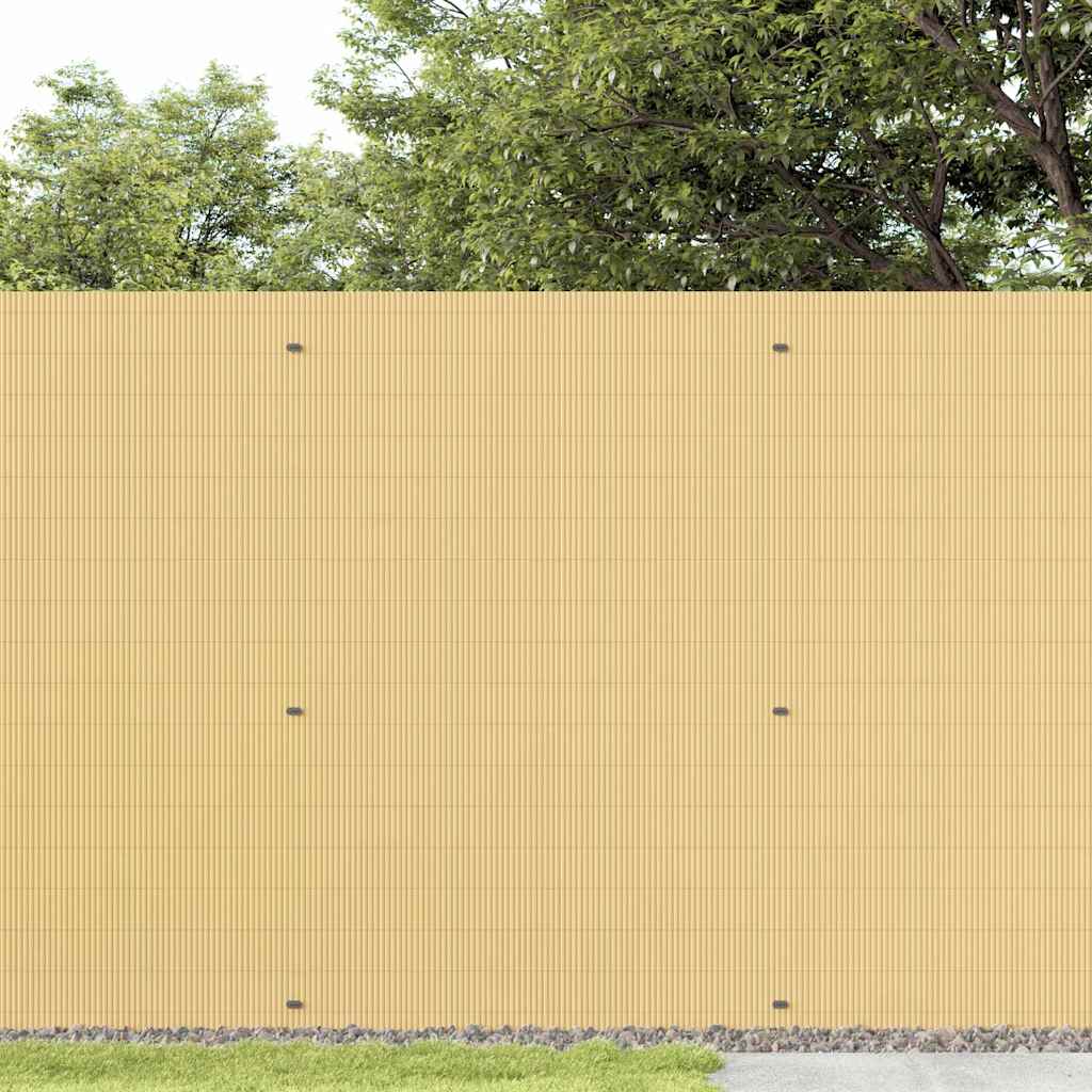 Vidaxl tuinhek dubbelzijdig geel 1,8x5 m pvc