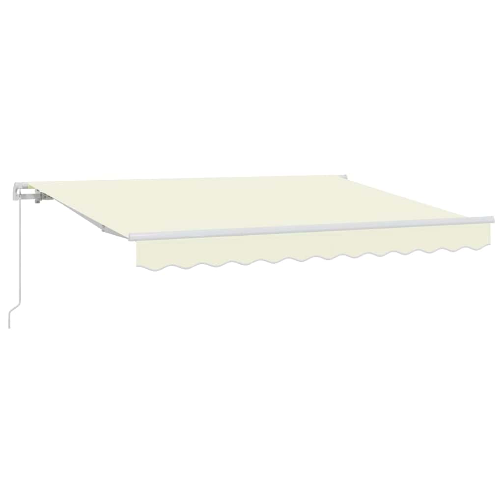 Vidaxl inklapbaar zonnescherm crème 250 x 200 cm stof