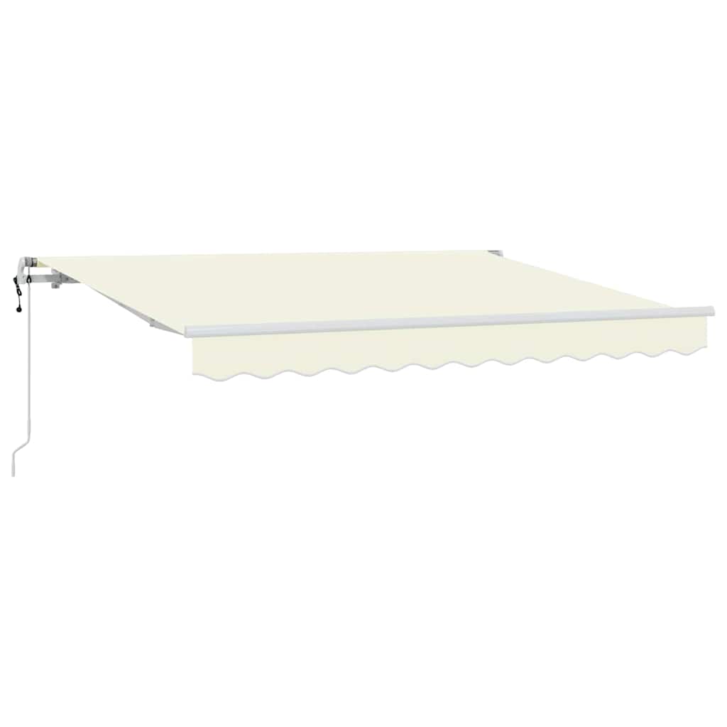 Vidaxl inklapbaar zonnescherm crème 250 x 200 cm stof