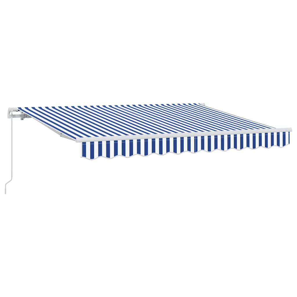 Vidaxl inklapbaar zonnescherm blauw 300 x 200 cm stof