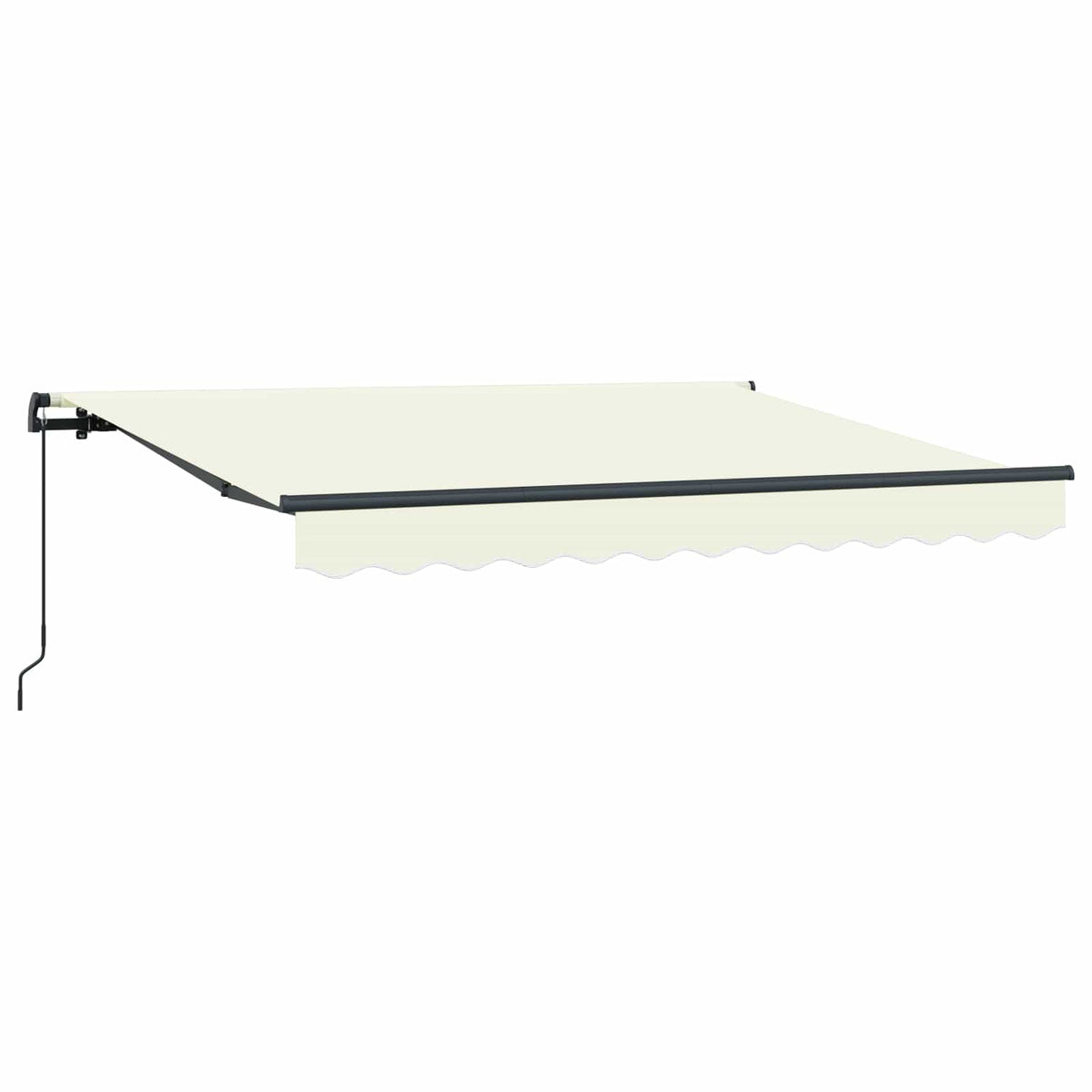 Vidaxl uitschuifbare luifel crème 300 x 200 cm stof
