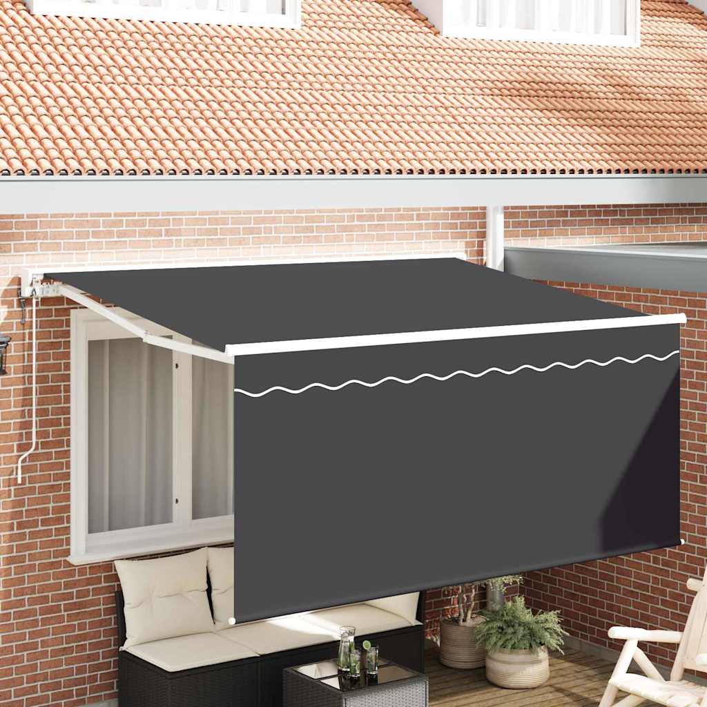 Vidaxl inklapbaar zonnescherm antraciet 300 x 200 cm