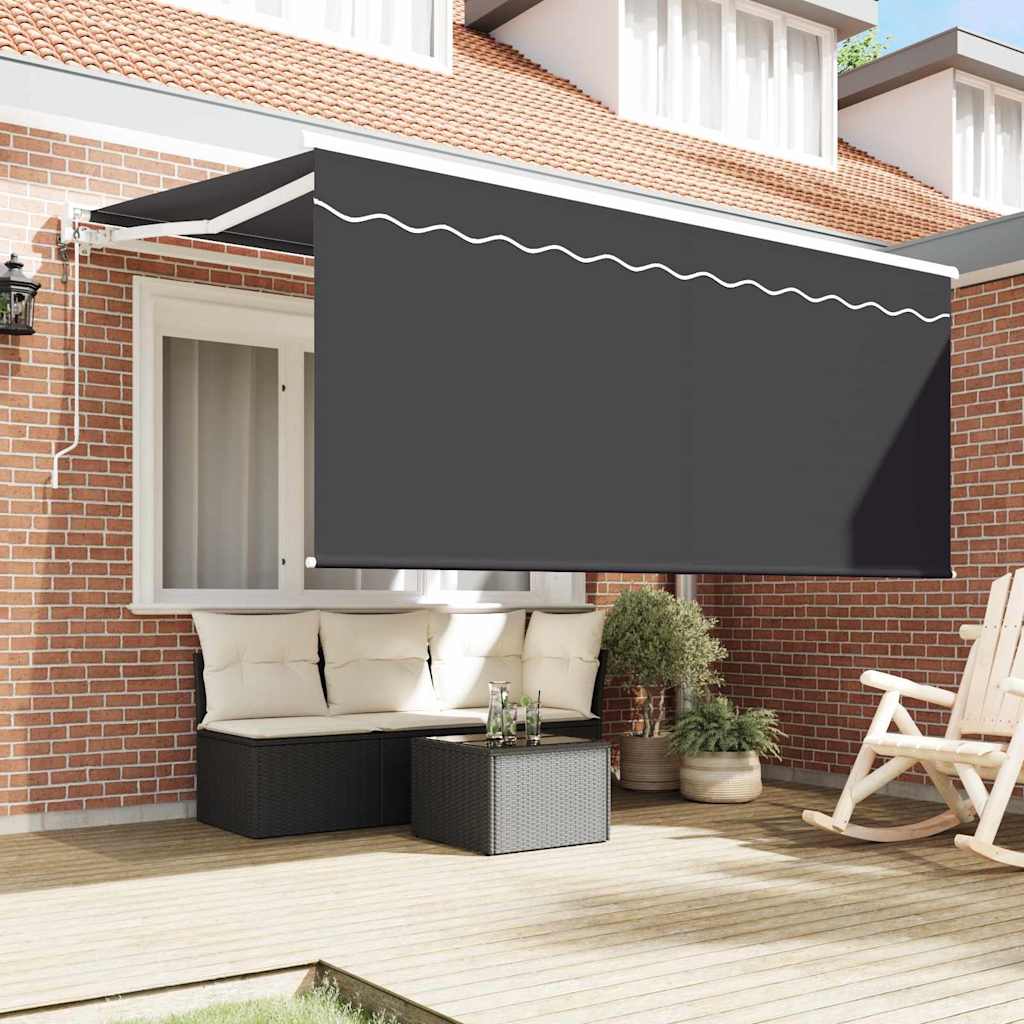 Vidaxl inklapbaar zonnescherm antraciet 300 x 200 cm