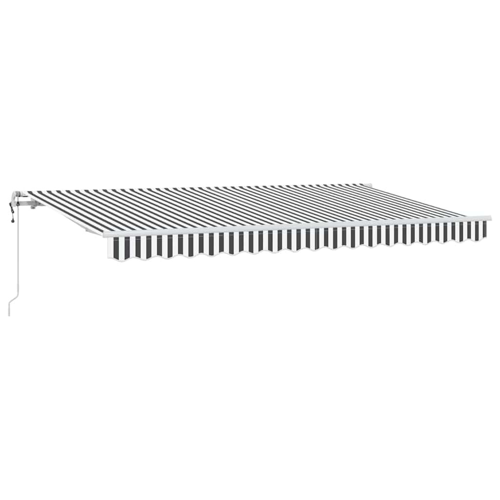 Vidaxl inklapbaar zonnescherm antraciet 400 x 200 cm stof