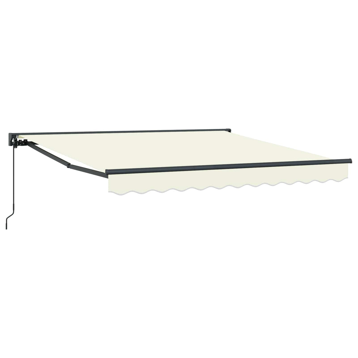 Vidaxl zijde frame crèmekleurig 300 x 250 cm polyester met pu-coating