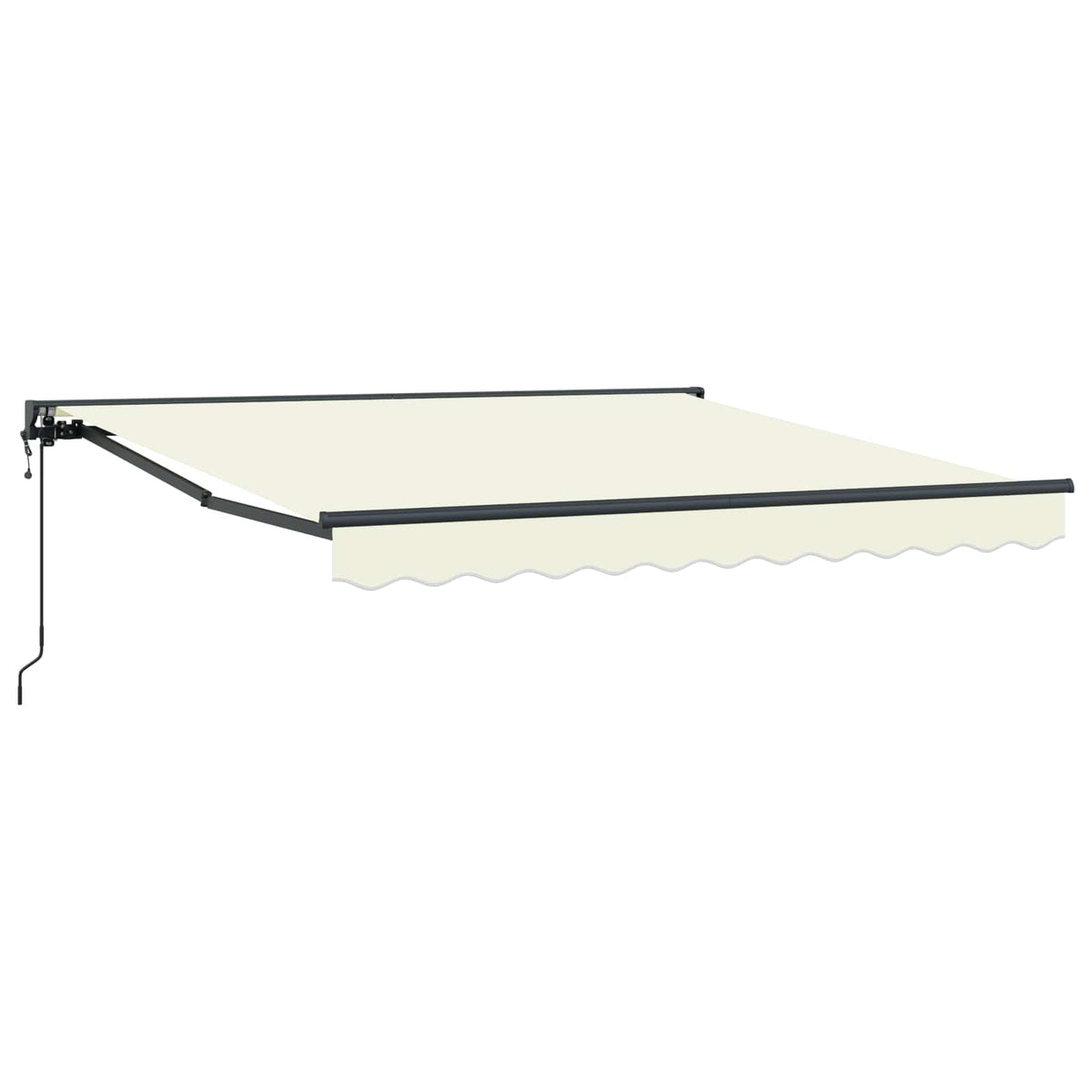Vidaxl zijde frame crèmekleurig 300 x 250 cm polyester met pu-coating