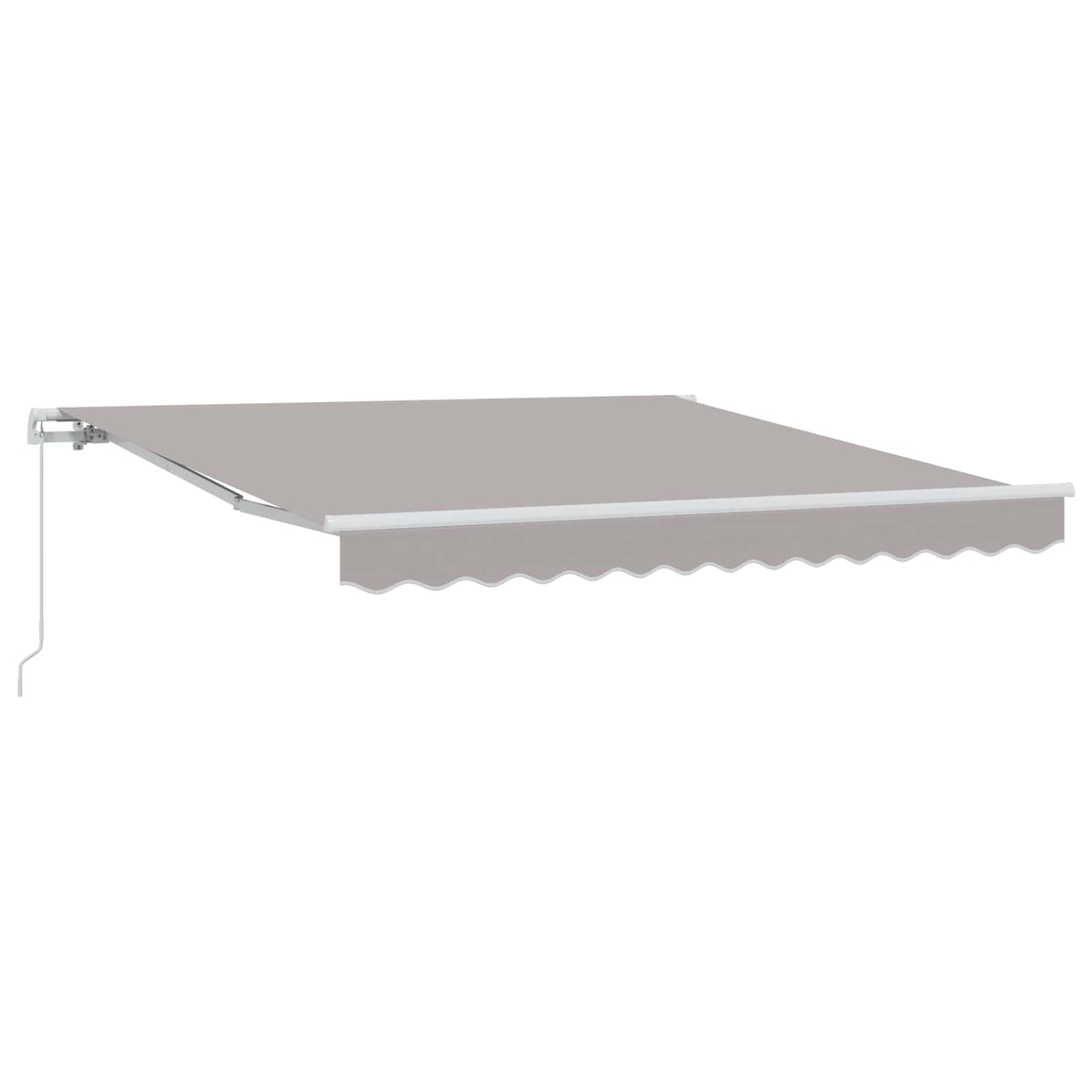 Vidaxl uitschuifbare luifel lichtgrijs 300 x 250 x 165 cm