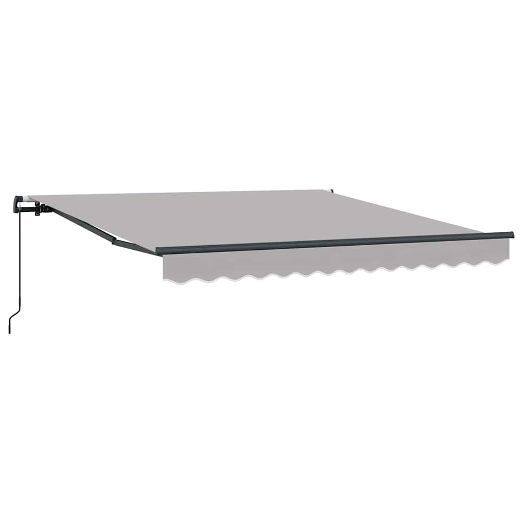 Vidaxl inklapbaar zonnescherm lichtgrijs 300 x 250 cm