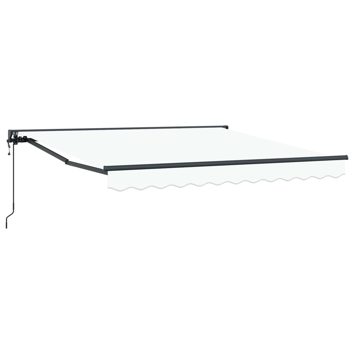 Vidaxl zijde frame wit 350 x 250 cm polyester met pu-coating