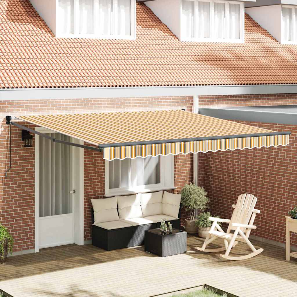 Vidaxl inklapbaar zonnescherm multikleur 400 × 300 cm