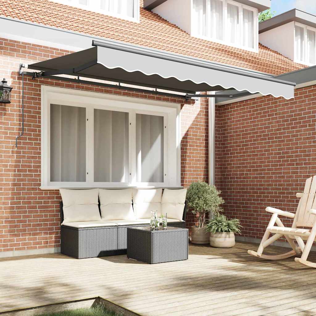 Vidaxl zijde frame antraciet 3 x 2 m metaal