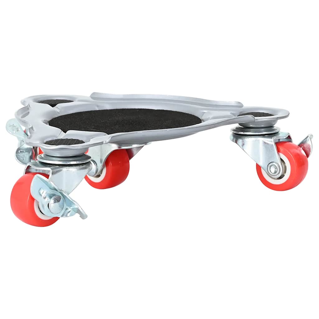 Vidaxl meubelrollers 4 st met lifter 14,5x13,5x4 cm staal 400 kg
