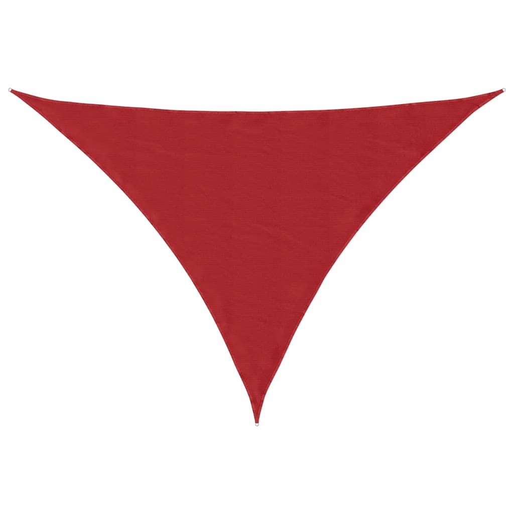 Vidaxl zonnezeil rood 7x5x5 m 100% polyester oxford