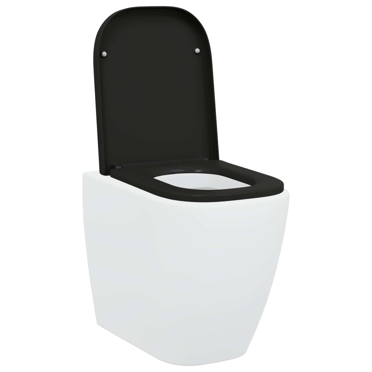 Vidaxl toiletzitting zwart 47,5 x 35 x 3,6 cm duroplast