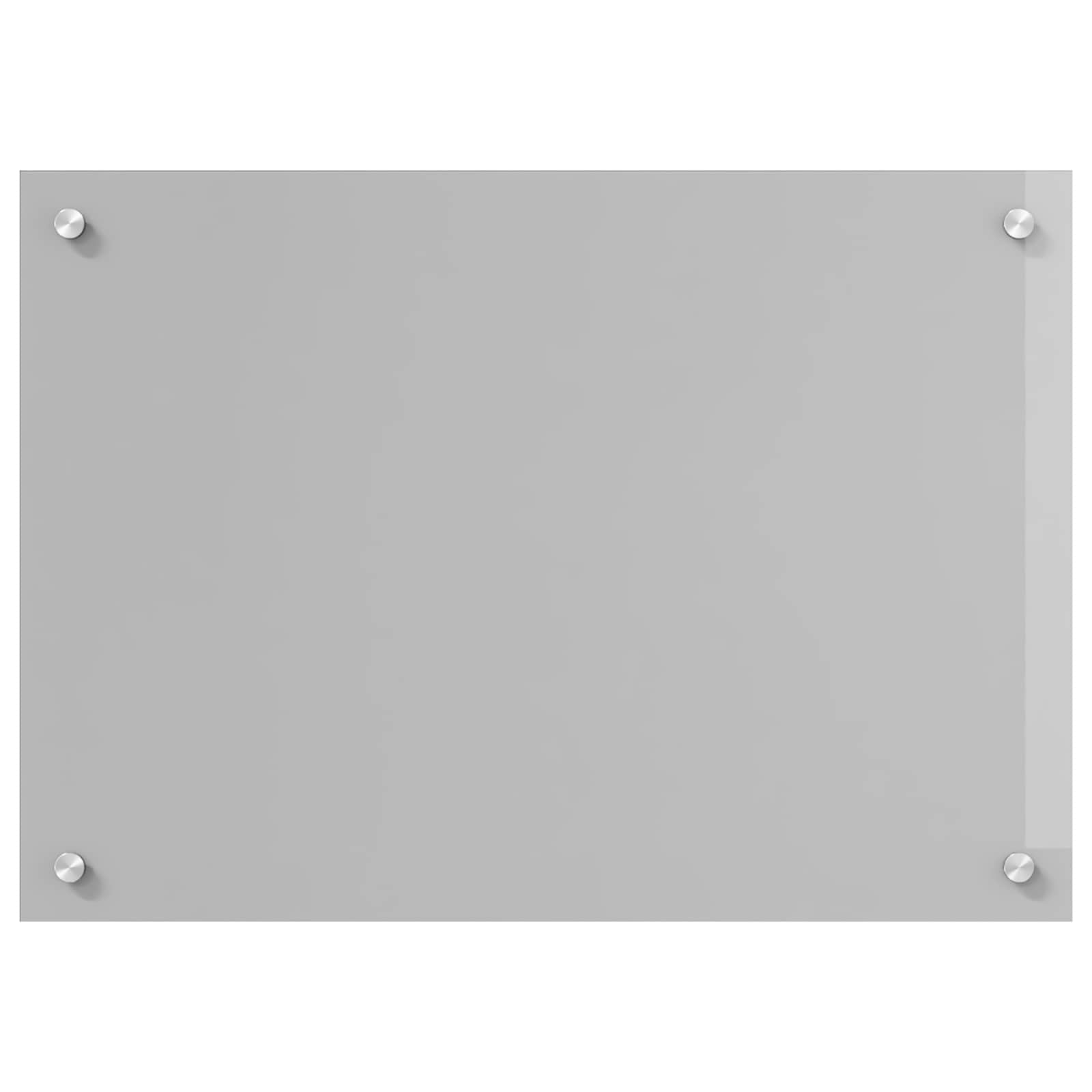 Vidaxl keuken spatscherm lichtgrijs 70 x 50 cm gehard glas