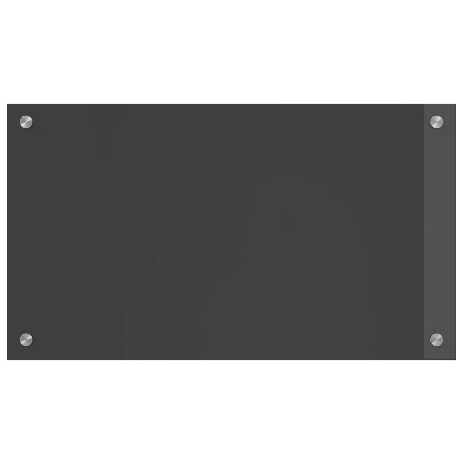 Vidaxl keuken spatscherm donkergrijs 70 x 40 cm gehard glas