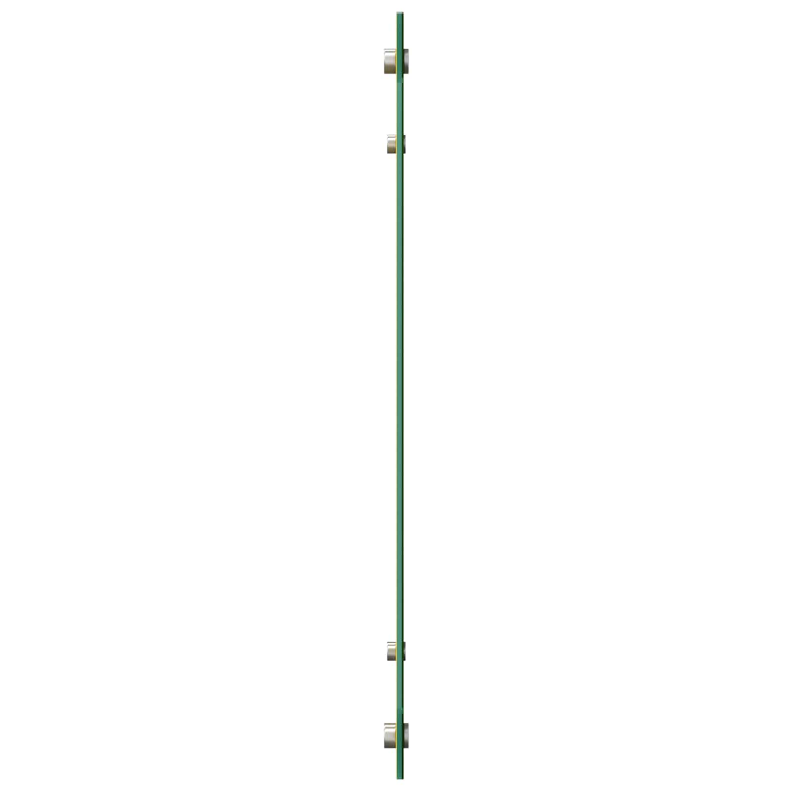 Vidaxl keuken spatscherm geel 70 x 60 cm gehard glas