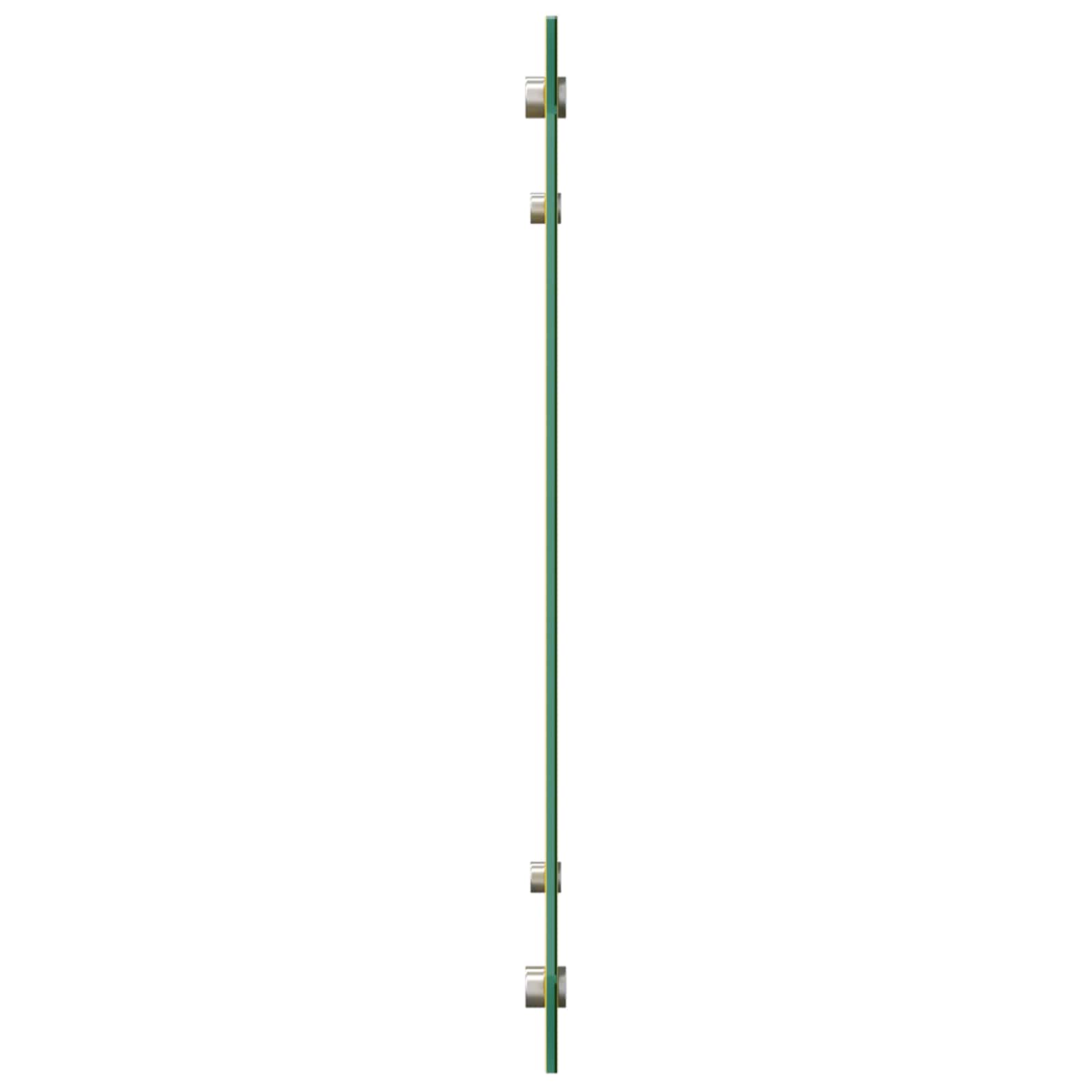 Vidaxl keuken spatscherm geel 80 x 50 cm gehard glas