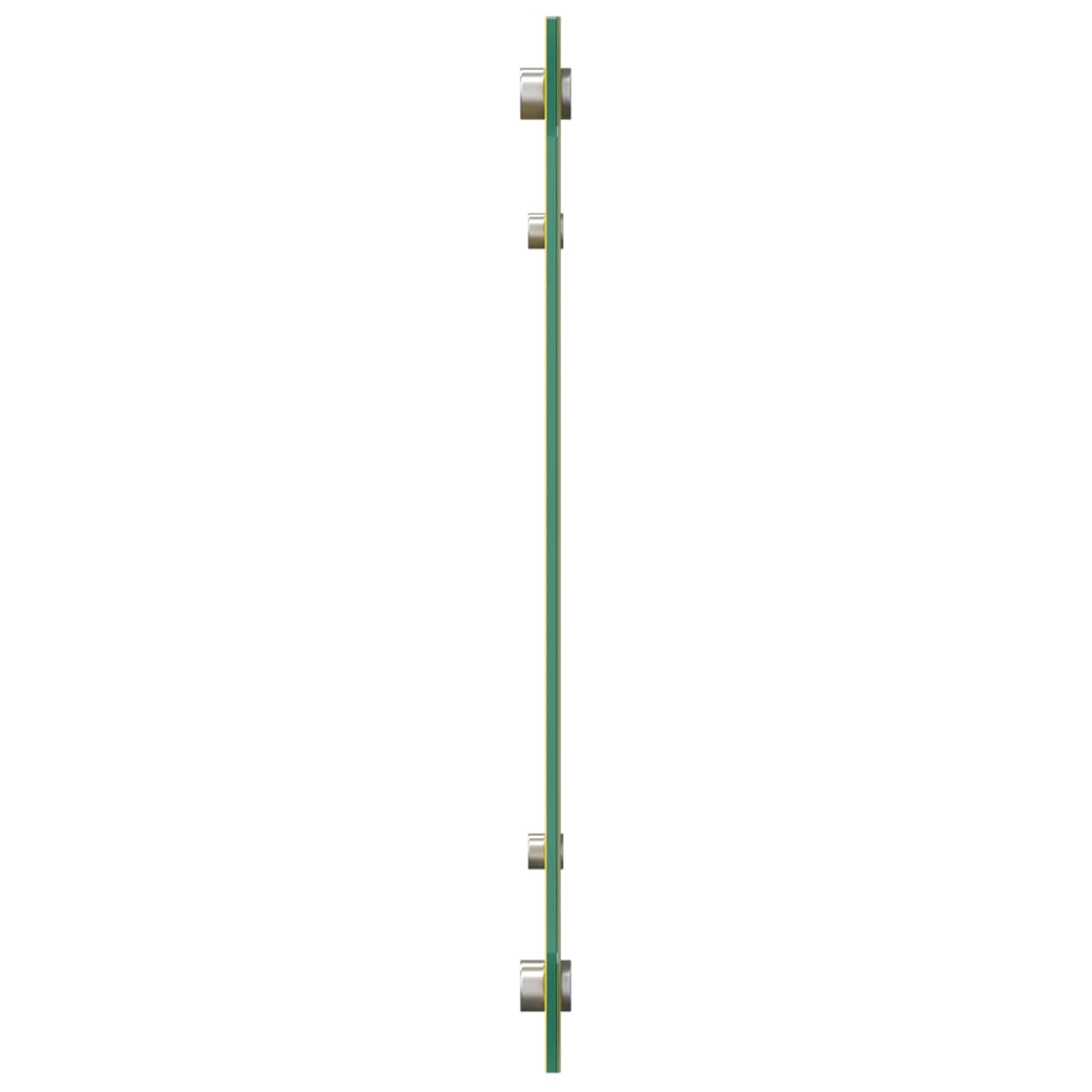 Vidaxl keuken spatscherm geel 90 x 40 cm gehard glas