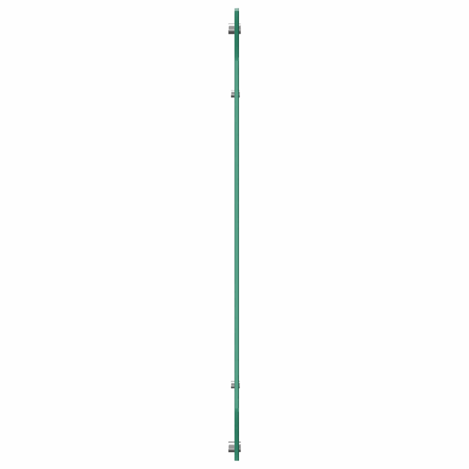 Vidaxl keuken spatscherm zwart 110 x 60 cm gehard glas
