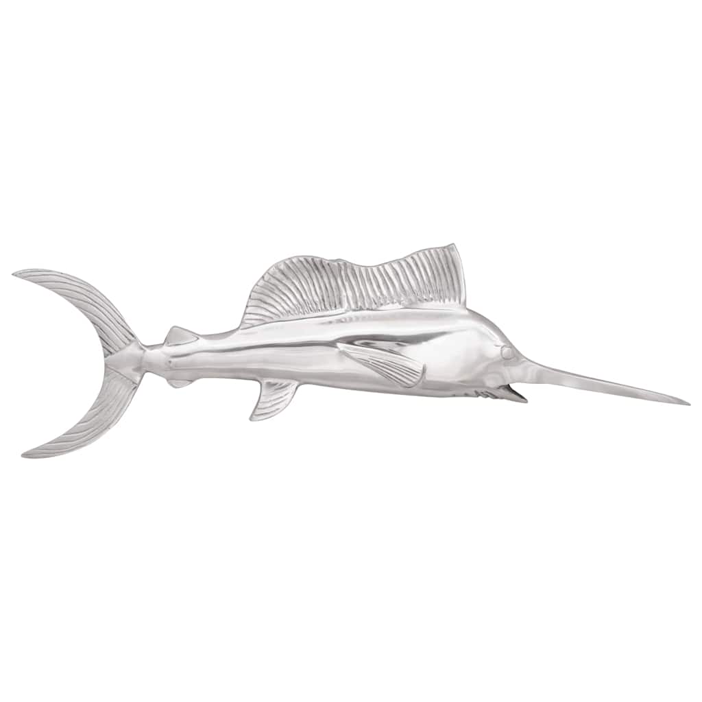 Vidaxl sculptuur zilver 91 x 8 x 26 cm aluminium