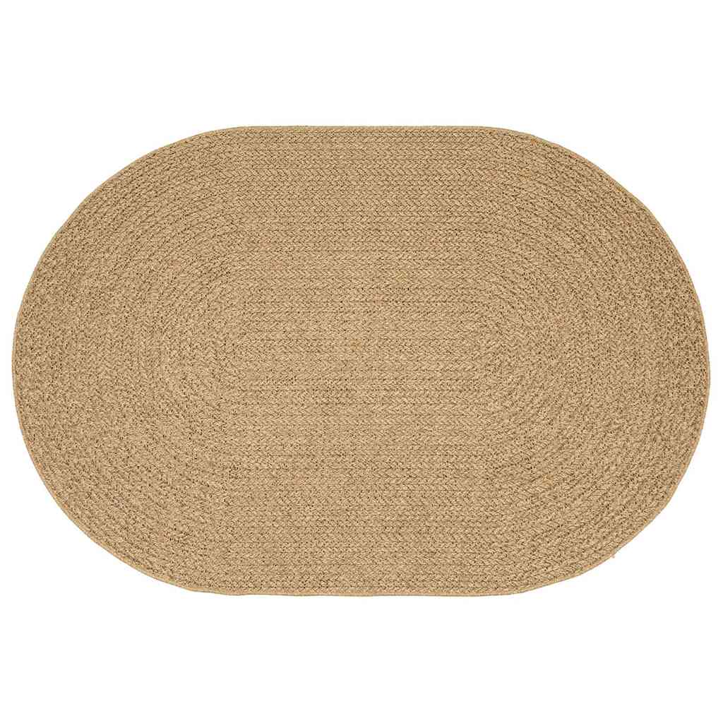 Vidaxl vloerkleed zizur bruin 230 x 160 cm polypropyleen