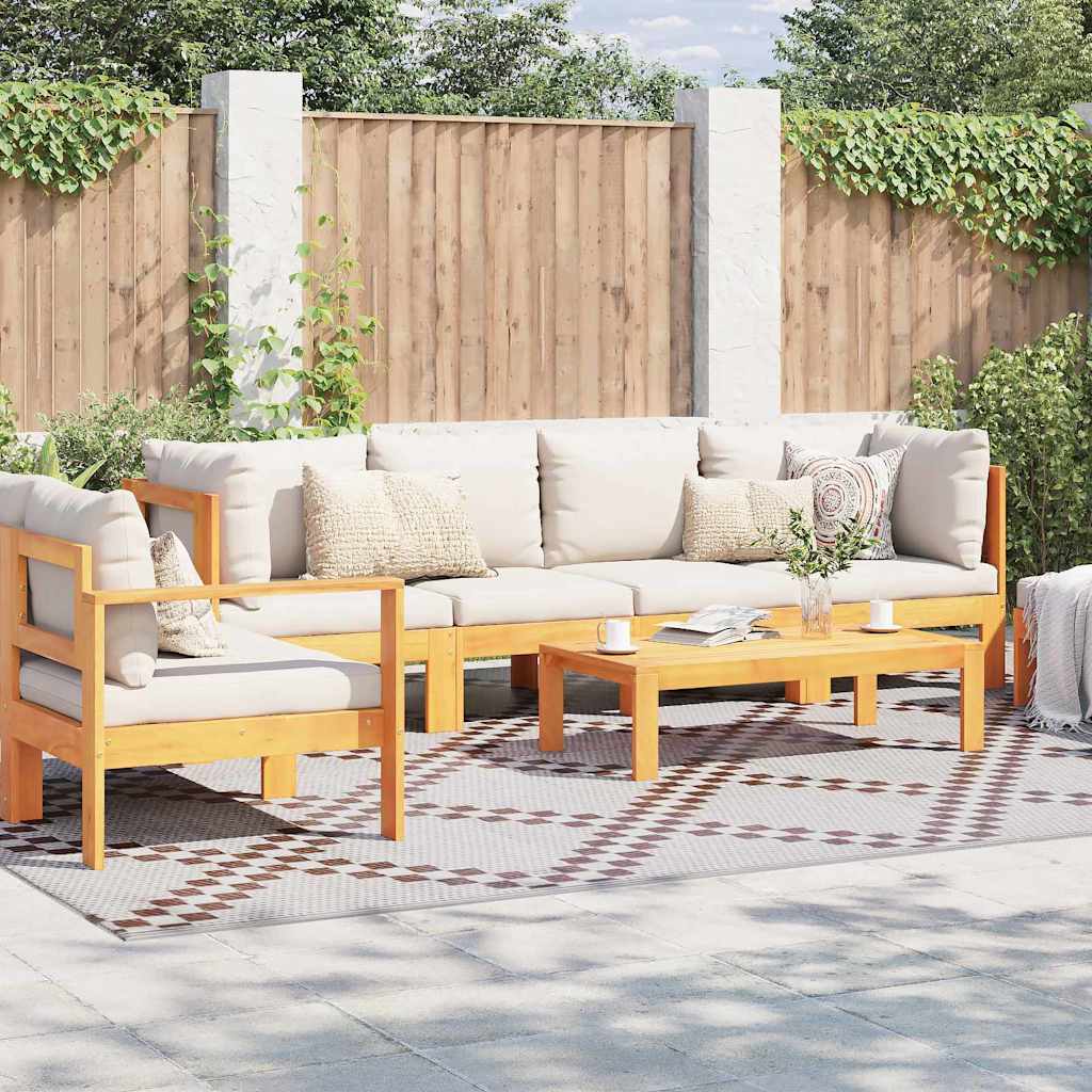 Vidaxl buitentapijt arakil bruin en wit 400 × 300 cm 50% polypropyleen