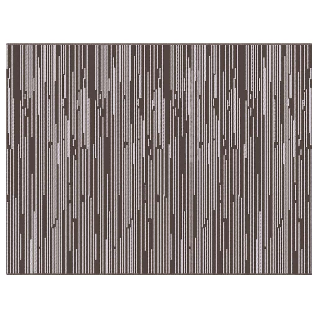 Vidaxl buitentapijt arakil bruin en wit 400 × 300 cm 50% polypropyleen