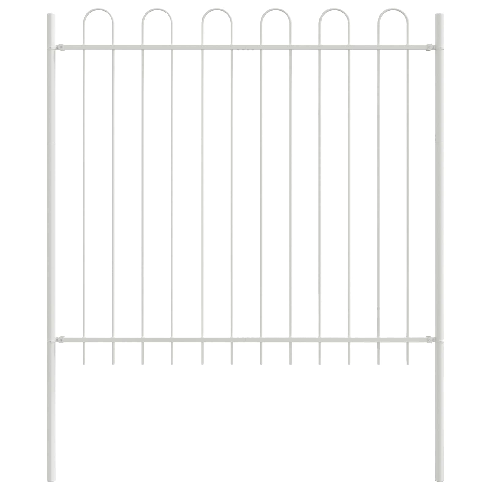 Vidaxl tuinhek 3 pcs grijs 5,1 x 0,6 m poedercoating staal
