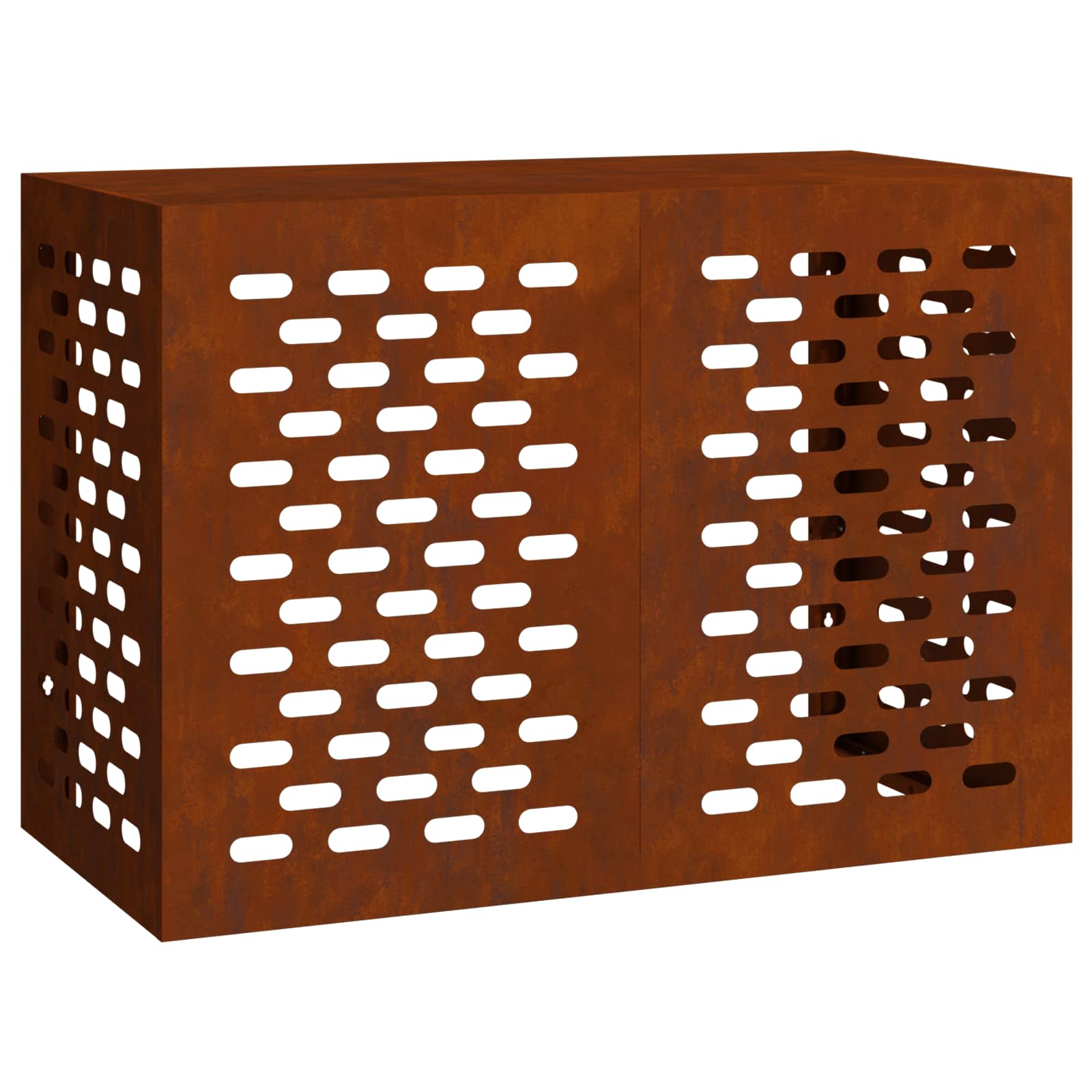 Vidaxl airconditioner hoes roestkleurig 100 x 50 x 70 cm