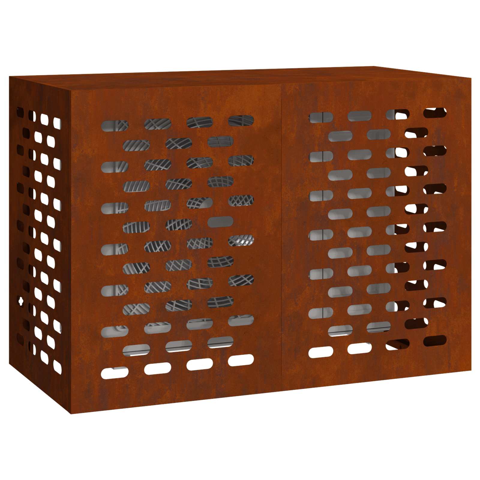 Vidaxl airconditioner hoes roestkleurig 100 x 50 x 70 cm