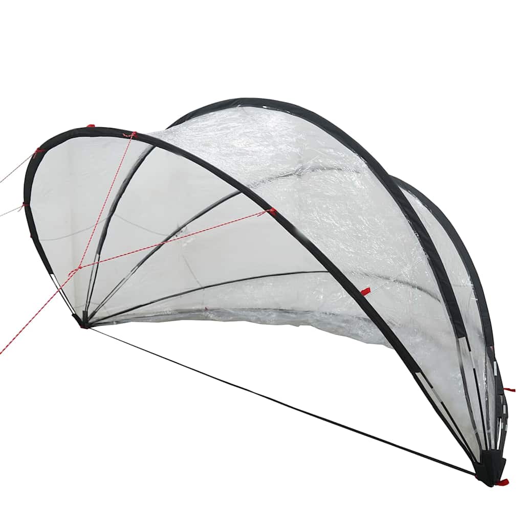 Vidaxl pooldome doorzichtig 336 x 322 x 160 cm pvc