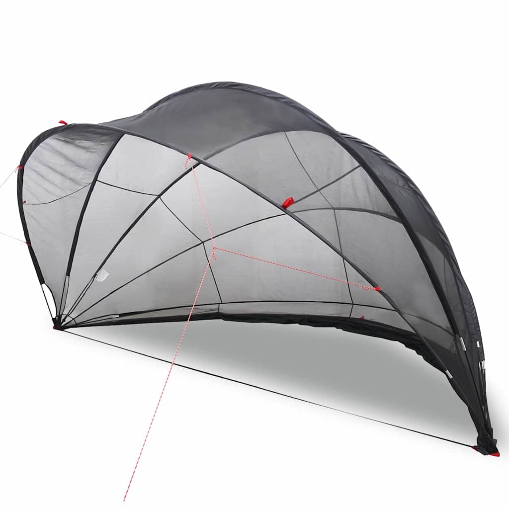 Vidaxl pooldome zwart 430 x 430 x 210 cm 185t polyester met pu-coating