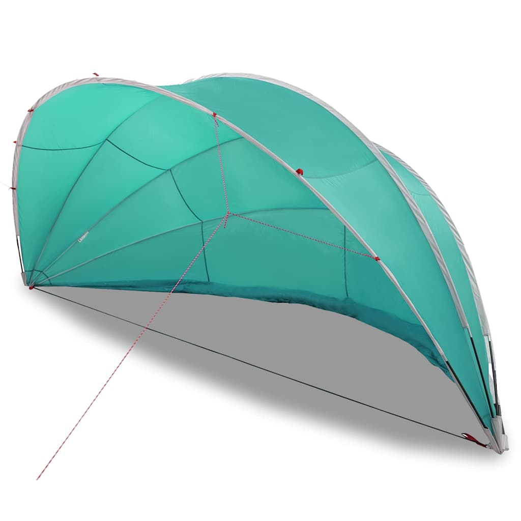Vidaxl pooldome groen 472 x 460 x 229 cm 185t polyester met pu-coating