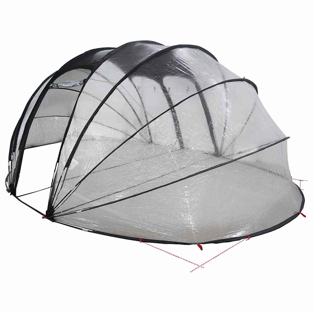 Vidaxl zwembad tent koepel doorzichtig 538 x 440 x 204 cm pvc