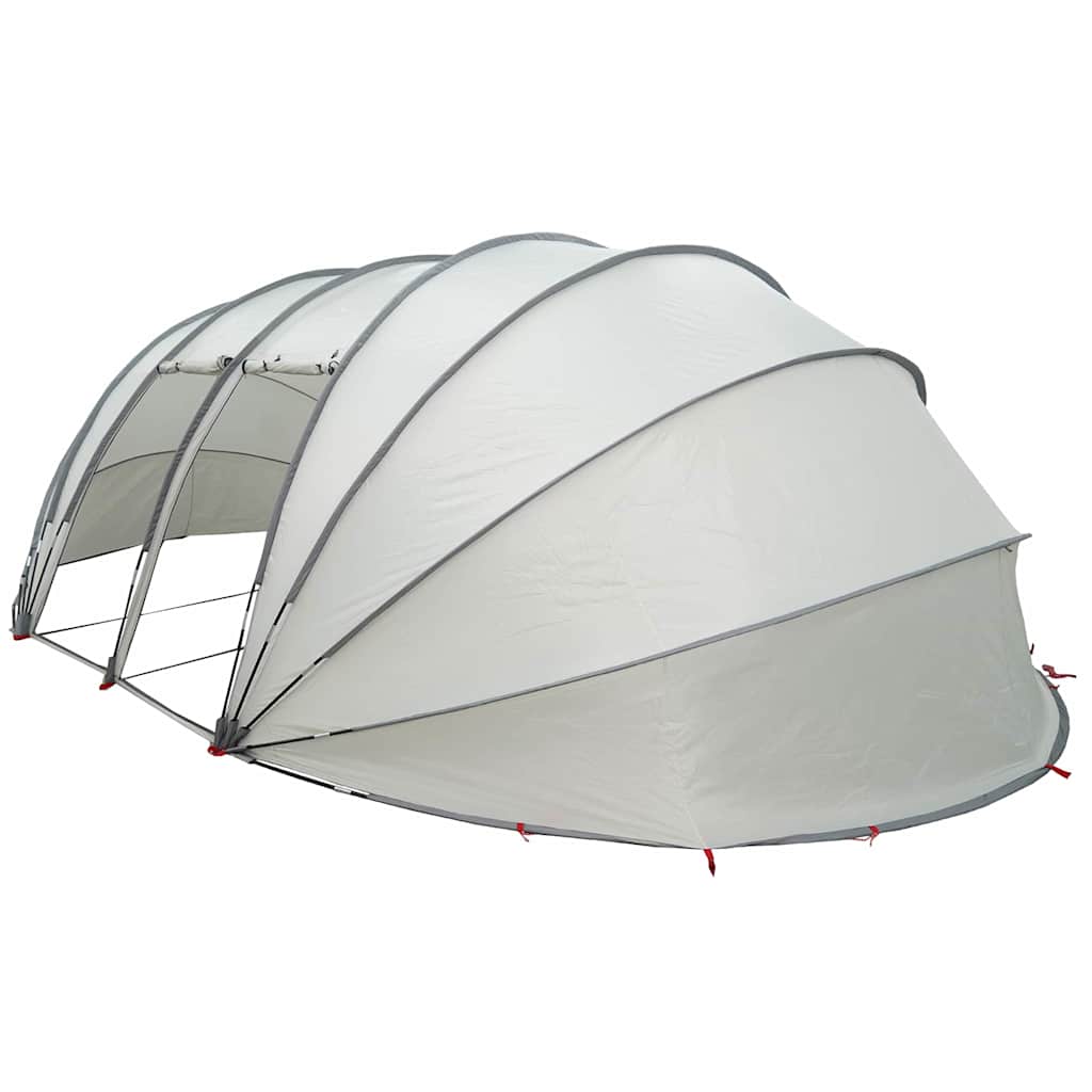 Vidaxl zwembad tent koepel grijs 640 x 432 x 205 cm