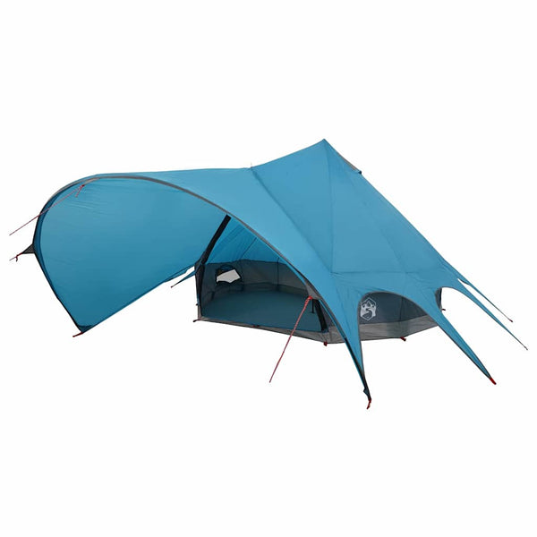 Vidaxl teepee tent 7-persoon 7-persoons blauw en grijs