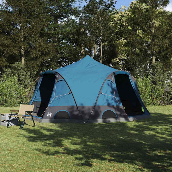 Vidaxl dome tent voor 4 personen 4-persoons blauw