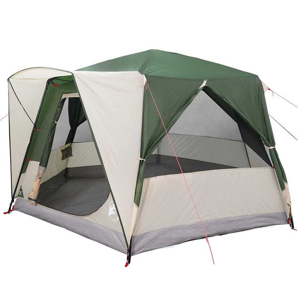 Vidaxl cabine tent 5-persoon 5-persoons groen en wit