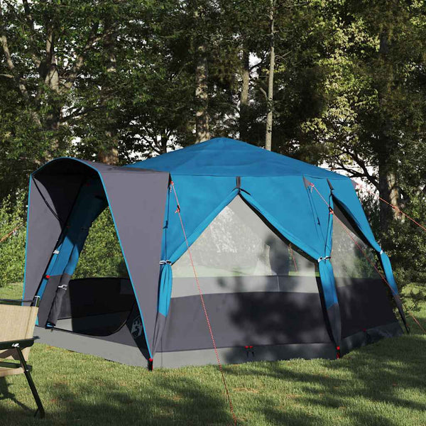 Vidaxl cabine tent 5-persoon 5-persoons blauw en grijs