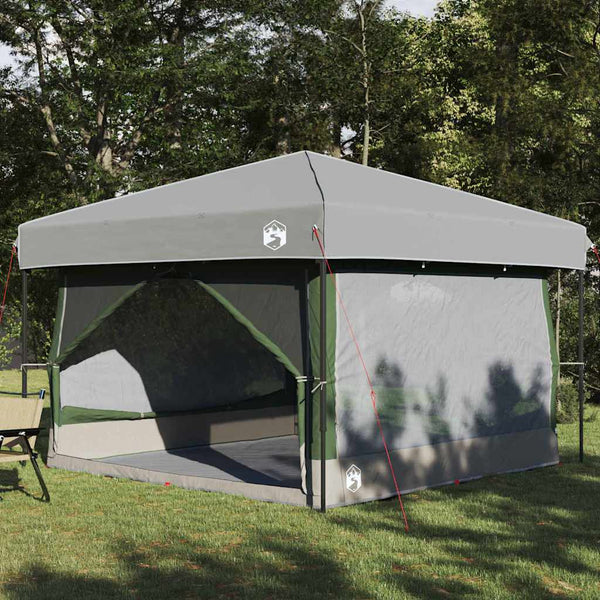 Vidaxl binnen tent voor 7 personen 7-persoons groen en grijs