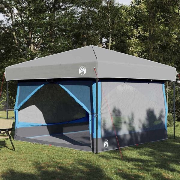 Vidaxl binnen tent voor 7 personen 7-persoons blauw en grijs