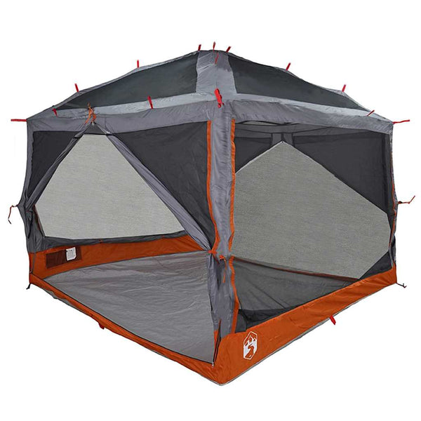 Vidaxl binnen tent voor 7 personen 7-persoons grijs en oranje